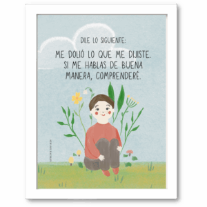 Cuadrito para practicar la lectura aprendiendo a comprender y expresar emociones